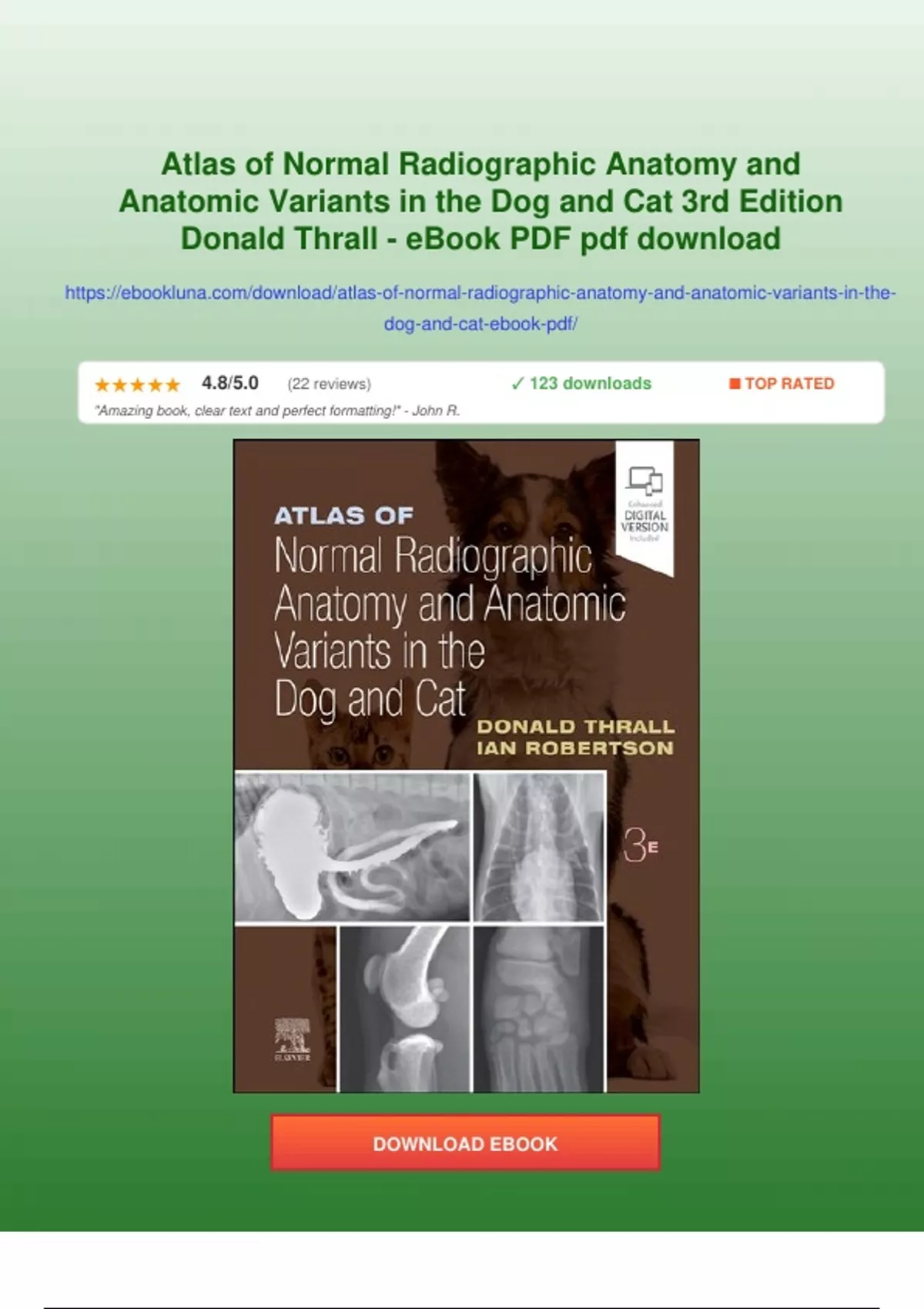Summary Atlas of Normal Radiographic Anatomy and Anatomic Variants in ...