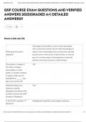QSP COURSE EXAM QUESTIONS AND VERIFIED ANSWERS 2025&lpar;GRADED A&plus;&rpar; DETAILED ANSWERS&excl;&excl;
