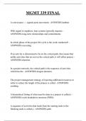 MGMT 339 FINAL QUESTIONS AND ANSWERS 2025