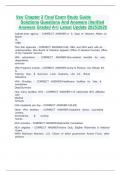 Vso Chapter 2 Final Exam Study Guide  Solutions Questions And Answers &lpar;Verified Answers Graded A&plus;&rpar; Latest Update 2025&sol;2026