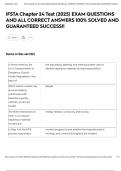 IFSTA Chapter 24 Test &lpar;2025&rpar; EXAM QUESTIONS AND ALL CORRECT ANSWERS 100&percnt; SOLVED AND GUARANTEED SUCCESS&excl;&excl;