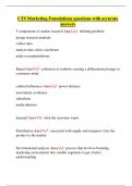 UTS Marketing Foundations questions with accurate answers