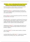 DMI PRO &plus; AMA Certified Digital Marketing Professional  Glossary of Terms questions with accurate answers 