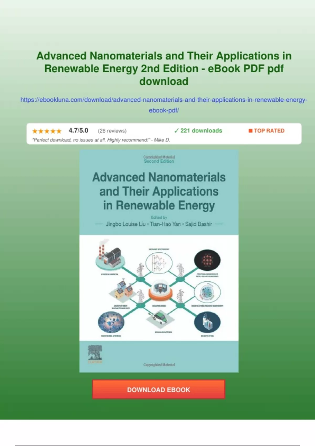 Summary Advanced Nanomaterials and Their Applications in Renewable ...
