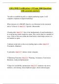AMA DMI Certification v&period;9 Exam&comma; &vert;840 Questions  with accurate answers 