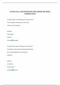 PACKAGE-&colon;&colon; LCSW  EXAMS WITH COMPLETE SOLUTIONS 