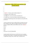 Preparatory -EMR&colon; EMS System questions with  accurate answers 
