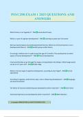 PSYC290 EXAM 1 2025 QUESTIONS AND ANSWERS