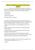 Ethical Considerations questions with accurate answers
