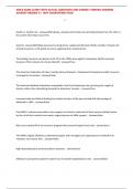 MOCK EXAM LATEST WITH ACTUAL QUESTIONS AND CORRECT VERIFIED ANSWERS ALREADY GRADED A&plus; 100&percnt; GUARANTEED PASS&excl;