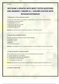 NP3 EXAM 2 UPDATED WITH MOST TESTED QUESTIONS AND ANSWERS &vert; GRADED A&plus; &vert; ASSURED SUCCESS WITH DETAILED RATIONALES