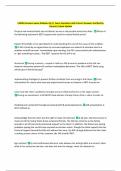 LMSW licensure exam Alabama Pg 1&vert; Exam Questions with Correct Answers Verified by  Experts&vert; Latest Update 