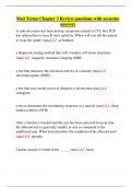 Med Terms Chapter 3 Review questions with accurate answers&period;