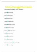 Medications for LMSW Exam Questions with Correct Answers Verified by Experts&vert; Latest  Update 