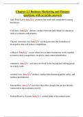 Chapter 2&period;2 Business Marketing and Finance  questions with accurate answers