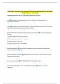 LMSW EXAM - Assessment and Intervention Planning Exam Questions with Correct Answers  Verified by Experts&vert; Latest Update 