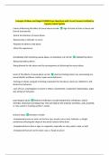 Concepts of Abuse and Neglect LMSW Exam Questions with Correct Answers Verified by  Experts&vert; Latest Update 