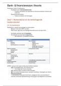 Samenvatting bank- en financiewezen &lpar;geslaagd eerste zit&excl;&rpar; HIR&lpar;B&rpar; & TEW