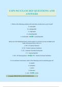 USPS 943 EXAM 2025 QUESTIONS AND ANSWERS
