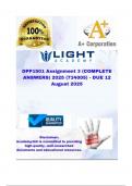 DPP1501 Assignment 3 &lpar;COMPLETE ANSWERS&rpar; 2025 &lpar;734005&rpar; - DUE 12 August 2025&semi;100&percnt; trusted &comma;comprehensive and complete reliable solution with clear explanation