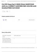 CM 2113 Wang Test 2 &lpar;2025&rpar; EXAM QUESTIONS AND ALL CORRECT ANSWERS 100&percnt; SOLVED AND GUARANTEED SUCCESS&excl;&excl;