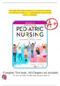 Wong's Essentials of Pediatric Nursing &ndash; 11th Edition by Hockenberry&comma; Wilson & Rodgers &ndash; Complete Test Bank with Answers