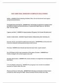 HIST 2280 FINAL EXAM WITH COMPLETE SOLUTIONS&excl;&excl;