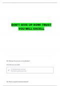 ITM 301 FINAL EXAM QUESTIONS WITH COMPLETE ANSWERS