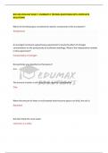 BIO 320 ECOLOGY EXAM 1 CURRENTLY TESTING QUESTIONS WITH COMPLETE SOLUTIONS