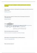 BIO 320 ECOLOGY EXAM 2 CURRENTLY TESTING QUESTIONS WITH COMPLETE SOLUTIONS