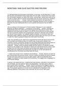 MONTANA 1948 QUIZ QUOTES AND REVIEW