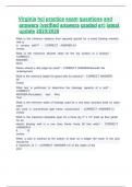 Virginia hci practice exam questions and answers &lpar;verified answers graded a&plus;&rpar; latest update 2025&sol;2026