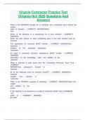 Virginia Contractor Practice Test  &lpar;Virginia Hci&rpar; 2025 Questions And  Answers 