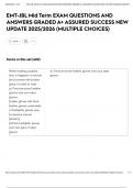 EMT-JBL Mid Term EXAM QUESTIONS AND ANSWERS GRADED A&plus; ASSURED SUCCESS NEW UPDATE 2025&sol;2026 &lpar;MULTIPLE CHOICES&rpar;