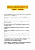NEW &lpar;2025-2026&rpar; PJM GENERATION OPERATION EXAM QUESTIONS AND CORRECT ANSWERS