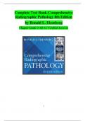 Test Bank Comprehensive Radiographic Pathology 8th Edition by Eisenberg Chapters 1 - 12&comma; Complete