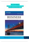 Test bank for Business Its Legal&comma; Ethical&comma; and Global Environment&comma; 12th Edition by Marianne M&period; Jennings All 1-20 Chapters Covered &comma;Latest Edition
