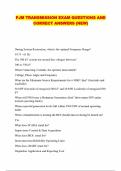 PJM TRANSMISSION EXAM QUESTIONS AND CORRECT ANSWERS &lpar;NEW&rpar;
