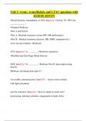 Unit 2&colon; Acute&comma; Acute&sol;Rehab&comma; and LTAC questions with  accurate answers