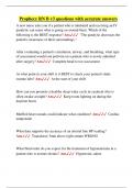Prophecy RN B v3 questions with accurate answers&period;