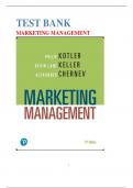 Test Bank For Marketing Management 17th Edition By Philip Kotler&comma; Kevin Lane Keller&comma; Alexander Chernev&vert; 9780138184889&vert; All Chapters&vert; LATEST