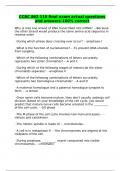 CCBC BIO 110 final exam actual questions and answers 100&percnt; correct