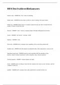 HFA Test 3 with verified answers