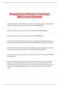 Straighterline Statistics Final