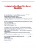 Straighterline Final Exam With Correct Responses