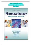 Test Bank for Pharmacotherapy Principles And Practice 4th Edition Chisholm-Burns All 1-67 Chapters Covered &comma;Latest Edition&comma;