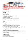 MEDICATION AIDE TEST Question with 100&percnt;Correct Answers Latest Version Graded A&plus;&period;
