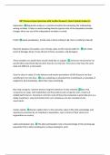 PACKAGE-&colon;&colon;ETS MFT BUSINESS EXAMS WITH CORRECT ANSWERS 