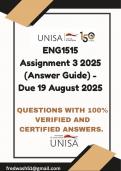 ENG1515 Assignment 3 2025 &lpar;Answer Guide&rpar; - Due 19 August 2025