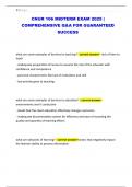 CNUR 106 MIDTERM EXAM 2025 &vert; COMPREHENSIVE Q&A FOR GUARANTEED SUCCESS
